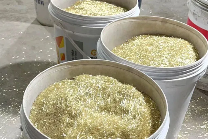 Fibra de acero recubierta de leikesi-cobar