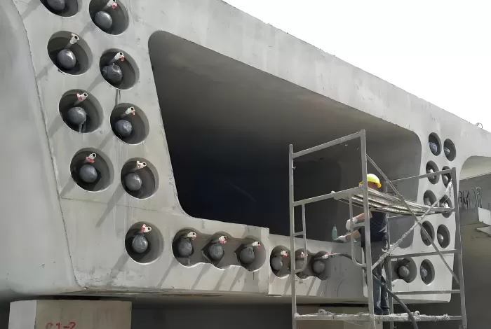 Lechada posterior a la tensión （lechada de conductos）