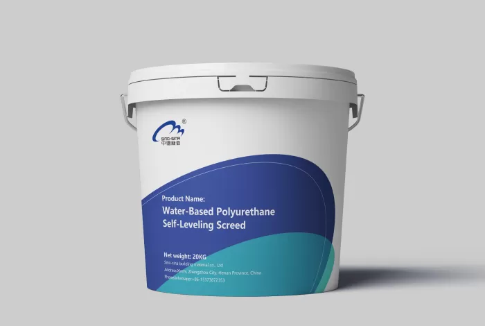 Errección autocontrolante de poliuretano a base de agua