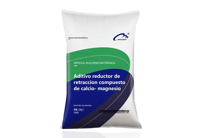 Aditivo reductor de retracción compuesto de calcio-magnesio